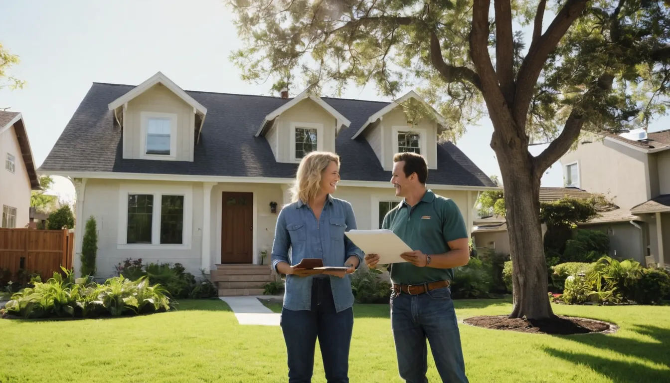 A homeowner discussing a tree quote with a local provider in the Independence area